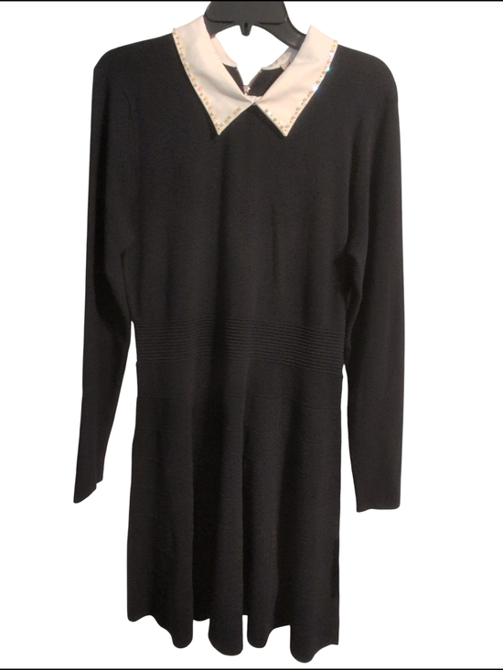 Nanette Lepore Dresses & Skirts - Nwt Nanette Lepore Navy Dress with White Embellished Peter Pan Collar Small